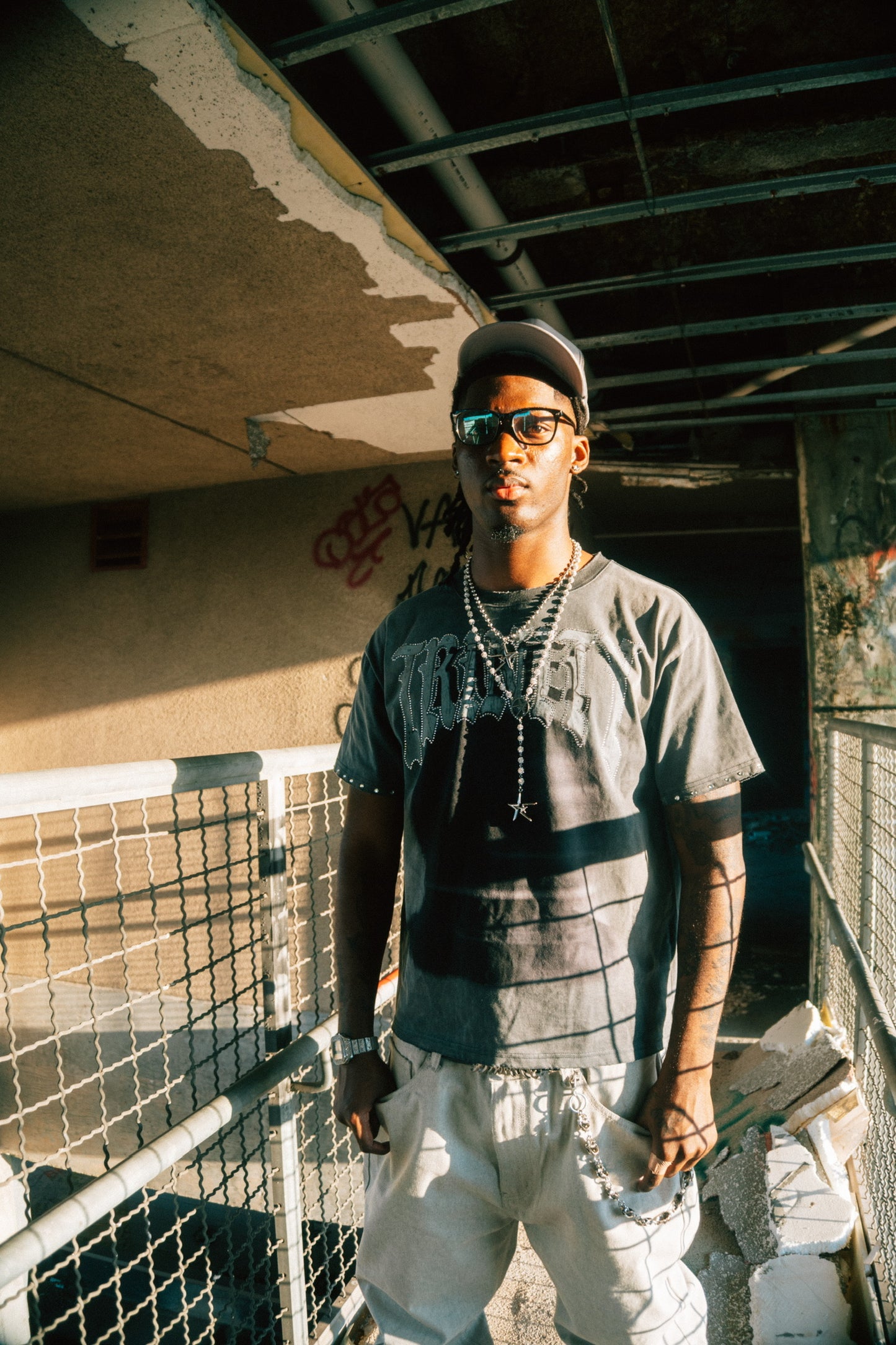 Trinity Kartel Blurred Faith T-shirt